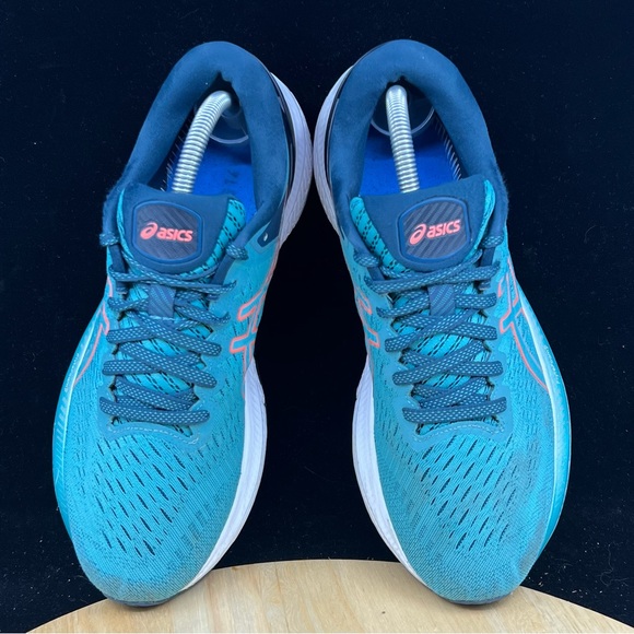 Asics Womens Gel Kayano 27 1012A649 Blue Running Shoes Sneakers Size 9 - Picture 10 of 10